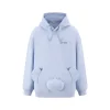 13De Marzo Bear Embossment Pocket Hoodie Blue