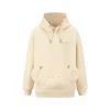 13De Marzo Bear Embossment Pocket Hoodie Beige