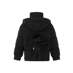 13De Marzo Bear Embossment Down Jacket Black