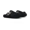 13De Marzo Bear Fleece Slip On Birkenstock Black