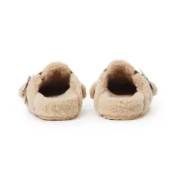 13De Marzo Bear Fleece Slip On Birkenstock Khaki