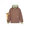 13De Marzo Bear Forearm Hoodie Brown