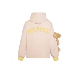 13De Marzo Bear Forearm Hoodie Cream