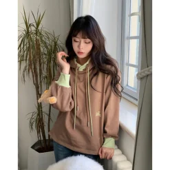 13De Marzo Bear Forearm Hoodie Brown