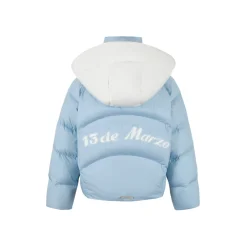 13De Marzo Bear Hood Down Jacket Blue