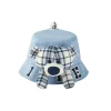 13De Marzo Bear In Wormhole Denim Bucket Hat Blue