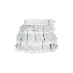 13De Marzo Bear Lace Bud Skirt Gray