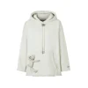 13De Marzo Bear Malposition Logo Hoodie White