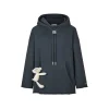 13De Marzo Bear Malposition Logo Hoodie Grey