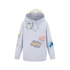 13De Marzo Bear Velcro Badge Hoodie Purple