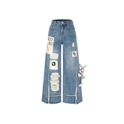13De Marzo Bugs Bunny Daffy Duck Jeans Blue