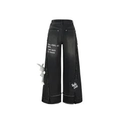 13De Marzo Bugs Bunny Daffy Duck Jeans Black