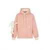 13De Marzo Bunny Forearm Hoodie Pink