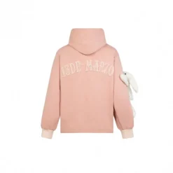 13De Marzo Bunny Forearm Hoodie Pink
