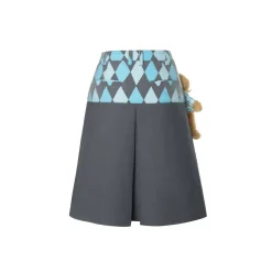 13De Marzo Diamond Checked Long Skirt