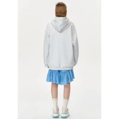 13De Marzo Dooozoo Pocket Bear Hoodie Gray