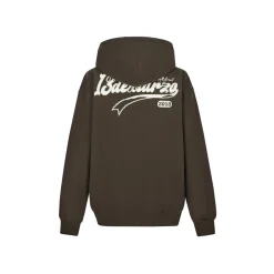 13De Marzo Doozoo Bear Adjustable String Hoodie Brown
