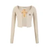 13De Marzo Doozoo Bear Buckle Cardigan Khkai
