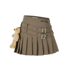 13De Marzo Doozoo Belt Skirt Brown
