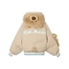 13De Marzo Doozoo Cosplay Bear Down Jacket Khaki