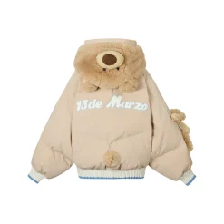 13De Marzo Doozoo Cosplay Bear Down Jacket Khaki