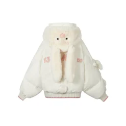 13De Marzo Doozoo Cosplay Rabbit Down Jacket White