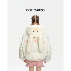 13De Marzo Doozoo Cosplay Rabbit Down Jacket White