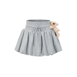 13De Marzo Doozoo Drawstring Bud Skirt Gray