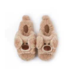 13De Marzo Doozoo Dynamic Fuzzy Slipper Khaki