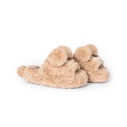13De Marzo Doozoo Dynamic Fuzzy Slipper Khaki