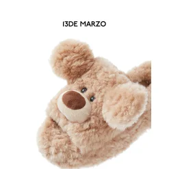 13De Marzo Doozoo Dynamic Fuzzy Slipper Khaki