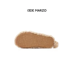 13De Marzo Doozoo Dynamic Fuzzy Slipper Khaki