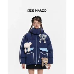 13De Marzo Doozoo Everywhere Down Jacket Navy Blue