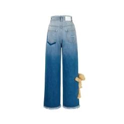 13De Marzo Doozoo Faded Denim Pants Blue