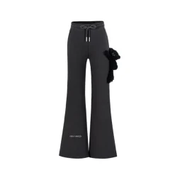 13De Marzo Doozoo Flare Sweat Pants Black