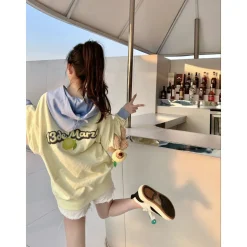 13De Marzo Doozoo Fruit Hoodie Cream