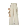13De Marzo Doozoo Giant Bear Cargo Pants Khaki