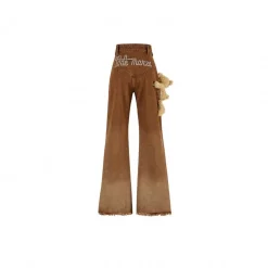 13De Marzo Doozoo Gradient Color Jeans Brown