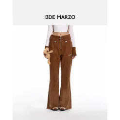 13De Marzo Doozoo Gradient Color Jeans Brown
