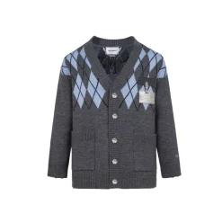 13De Marzo Doozoo ID Card Retro Cardigan Blue