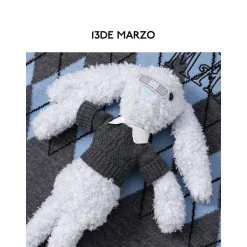 13De Marzo Doozoo ID Card Retro Cardigan Blue