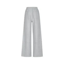13De Marzo Doozoo Knee Hollow Out Heart Sweat Pants Gray