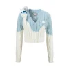 13De Marzo Doozoo Melt Ice Cream Knit Cardigan Blue
