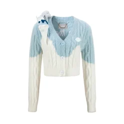 13De Marzo Doozoo Melt Ice Cream Knit Cardigan Blue