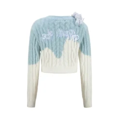 13De Marzo Doozoo Melt Ice Cream Knit Cardigan Blue