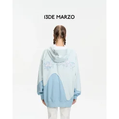 13De Marzo Doozoo Melt Ice Cream Hoodie Blue