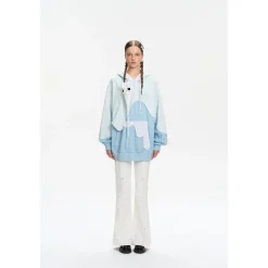 13De Marzo Doozoo Melt Ice Cream Hoodie Blue