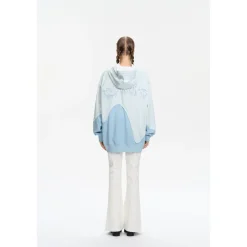 13De Marzo Doozoo Melt Ice Cream Hoodie Blue