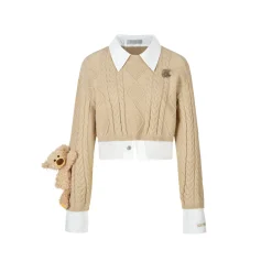13De Marzo Doozoo Nostalgia Shirt Sweater Khaki