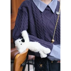 13De Marzo Doozoo Nostalgia Shirt Sweater Navy